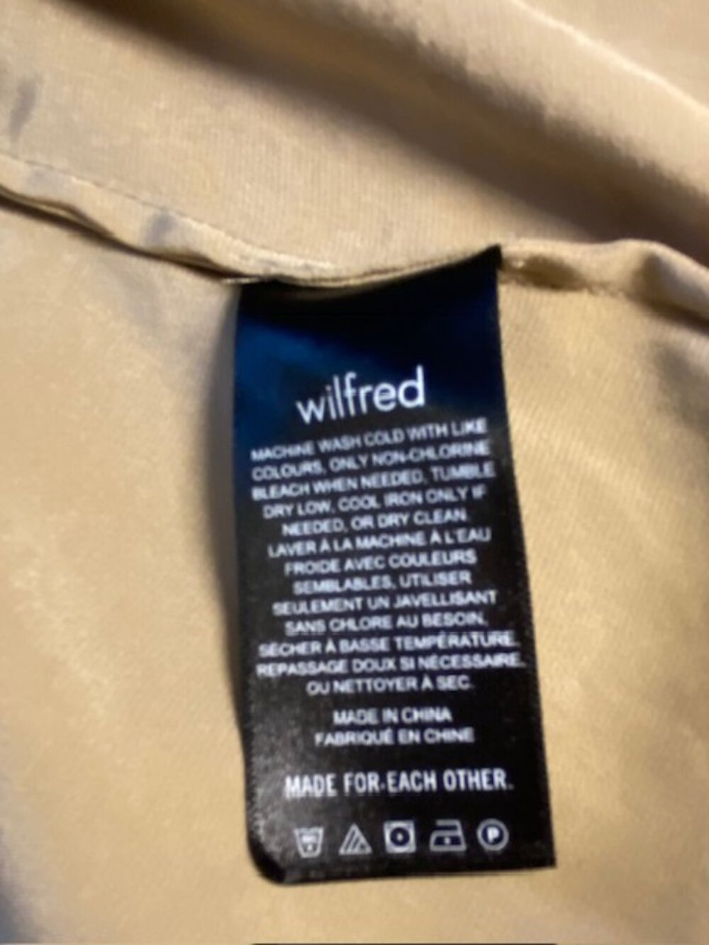 Wilfred Aritzia Satin Slip Dress with Lace Medium Midi Pale Gold - Picture 10 of 16